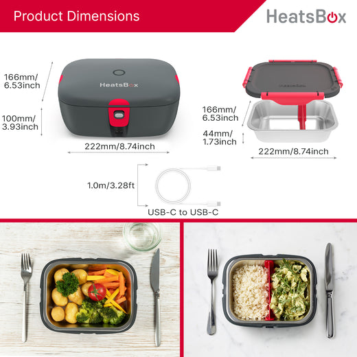 Meal Prep Bundle: HeatsBox Go + Inner Dish Set